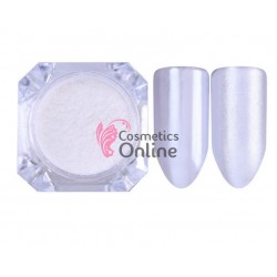 Pigment sidefat Born Pretty pentru unghii Cod NADP013EE Snow White